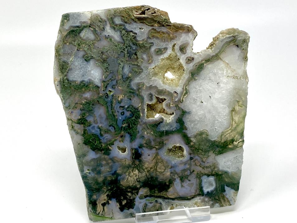 Moss Agate Crystal Slice 11.6cm