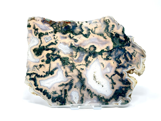 Moss Agate Crystal Slice 16cm