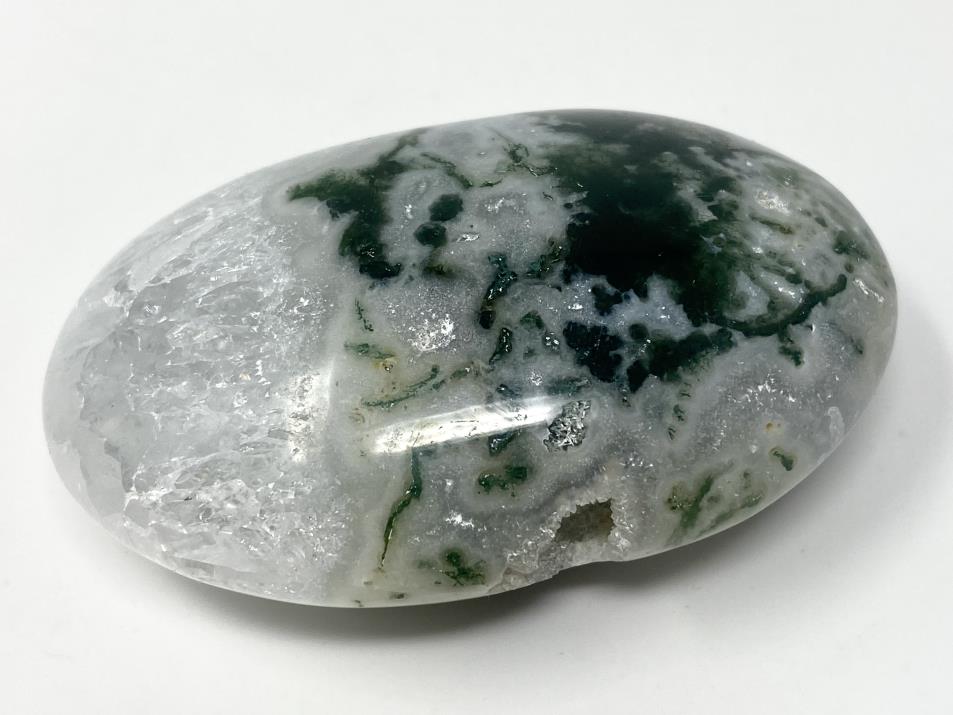 Moss Agate Crystal Pebble 6.5cm