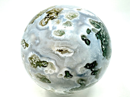 Moss Agate Crystal Sphere 5.1cm