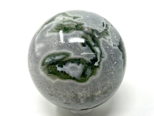 Moss Agate Crystal Sphere 5.6cm