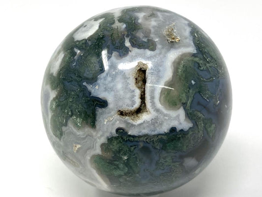 Moss Agate Crystal Sphere 5.7cm