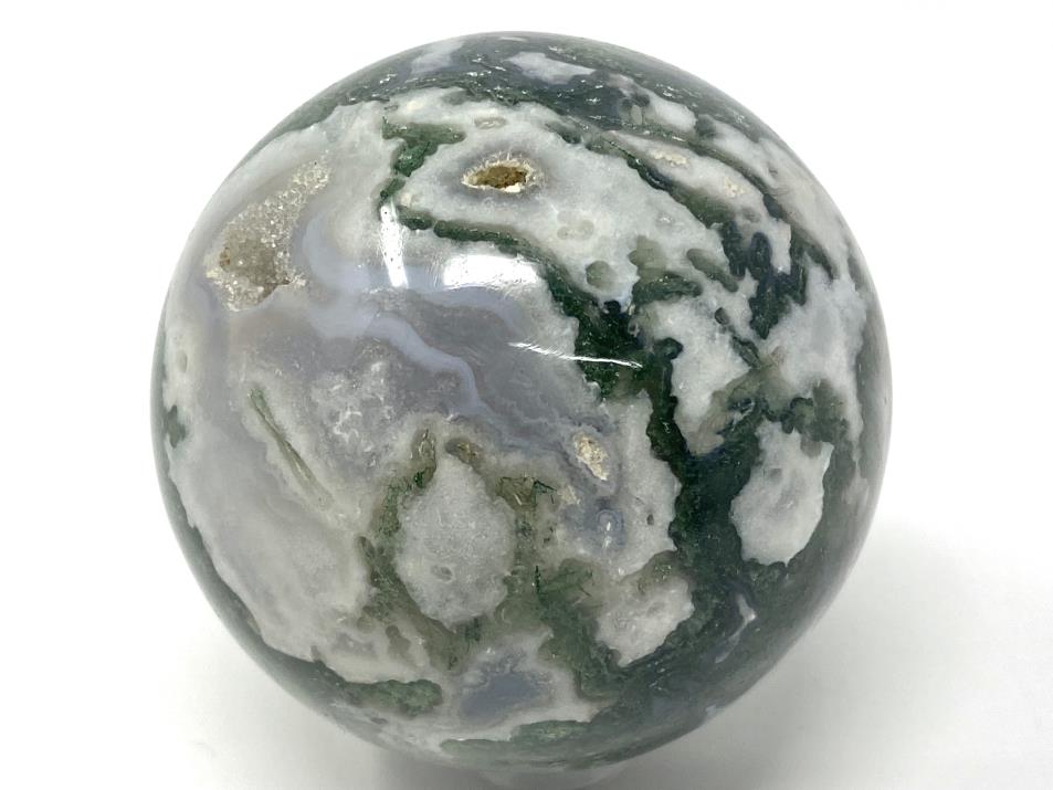 Moss Agate Crystal Sphere 5.7cm