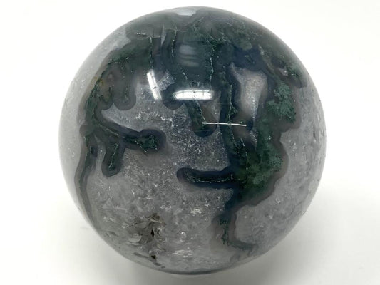 Moss Agate Crystal Sphere 5.7cm