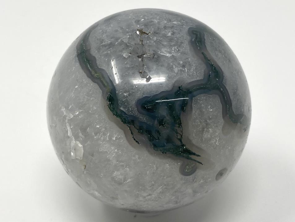 Moss Agate Crystal Sphere 5.7cm