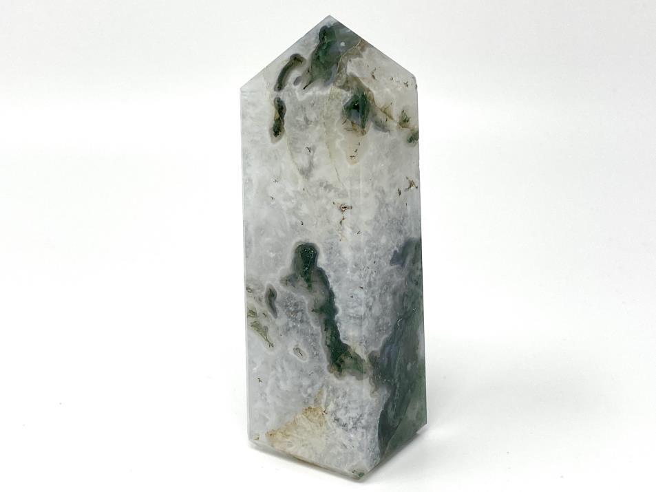 Moss Agate Crystal Tower 11cm