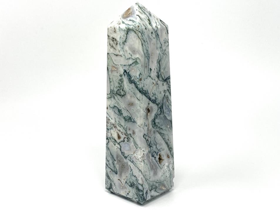 Moss Agate Crystal Tower Large 22.3cm