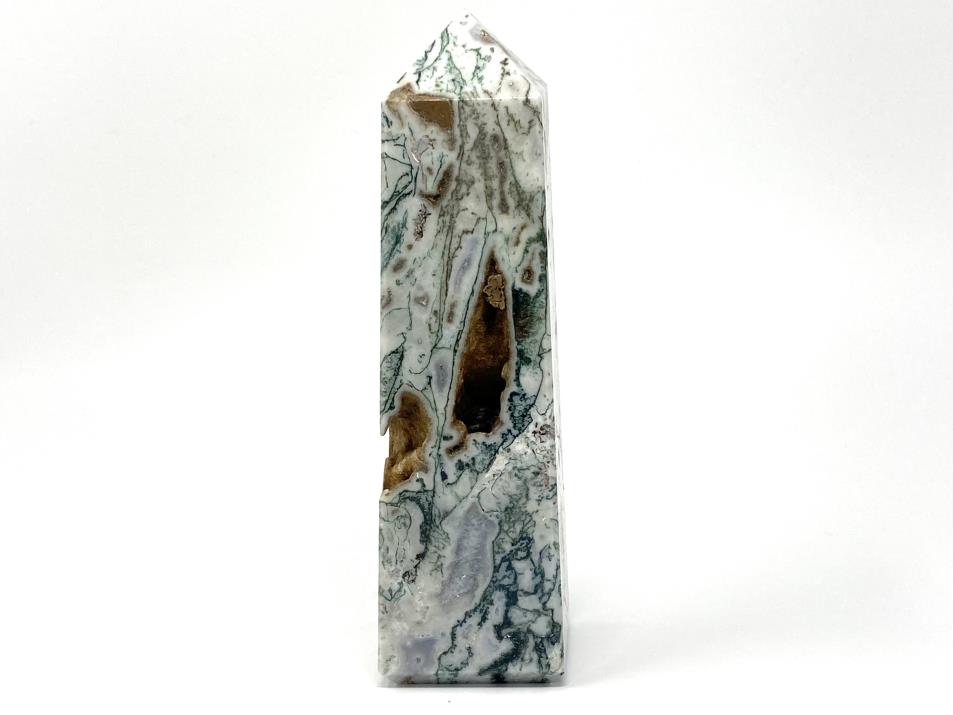 Moss Agate Crystal Tower Large 22.3cm