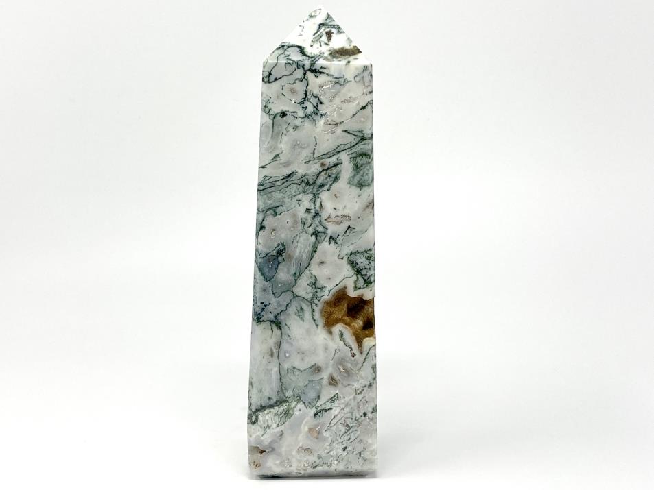 Moss Agate Crystal Tower Large 22.3cm