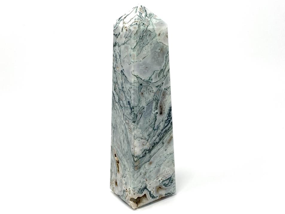 Moss Agate Crystal Tower Large 23.5cm