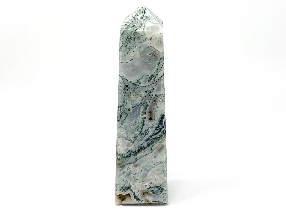 Moss Agate Crystal Tower Large 23.5cm