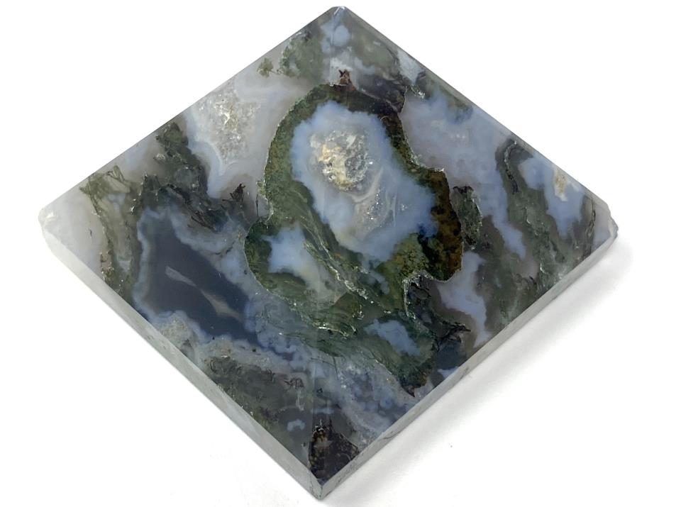 Moss Agate Crystal Pyramid 4.5cm