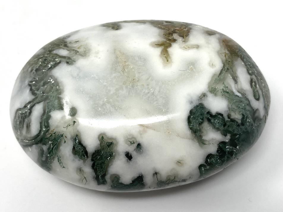 Moss Agate Crystal Pebble 5.9cm