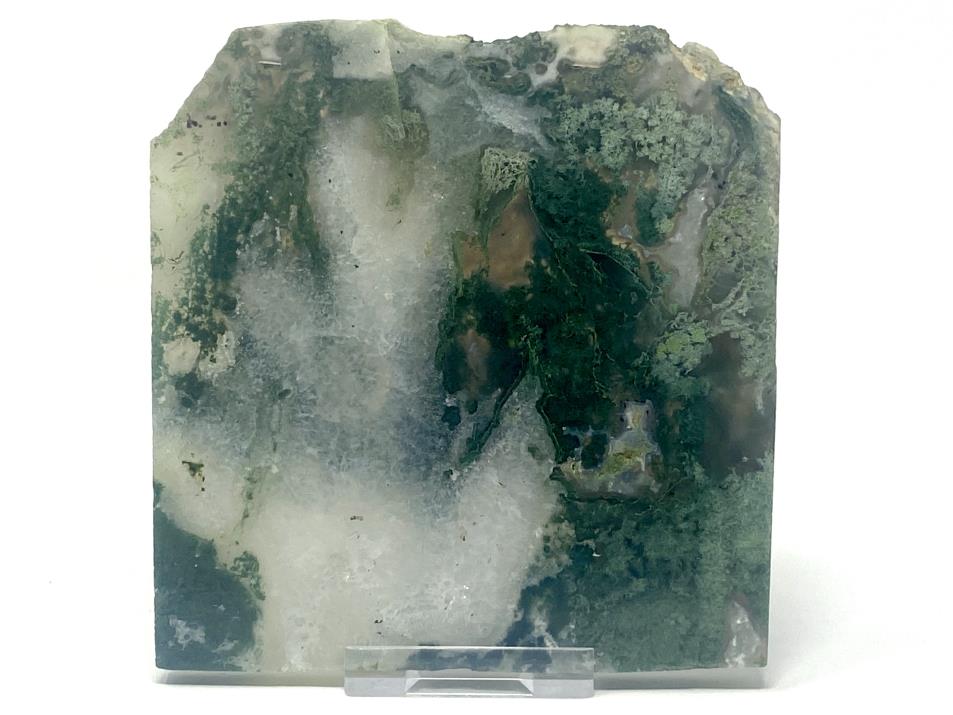 Moss Agate Crystal Slice 11cm