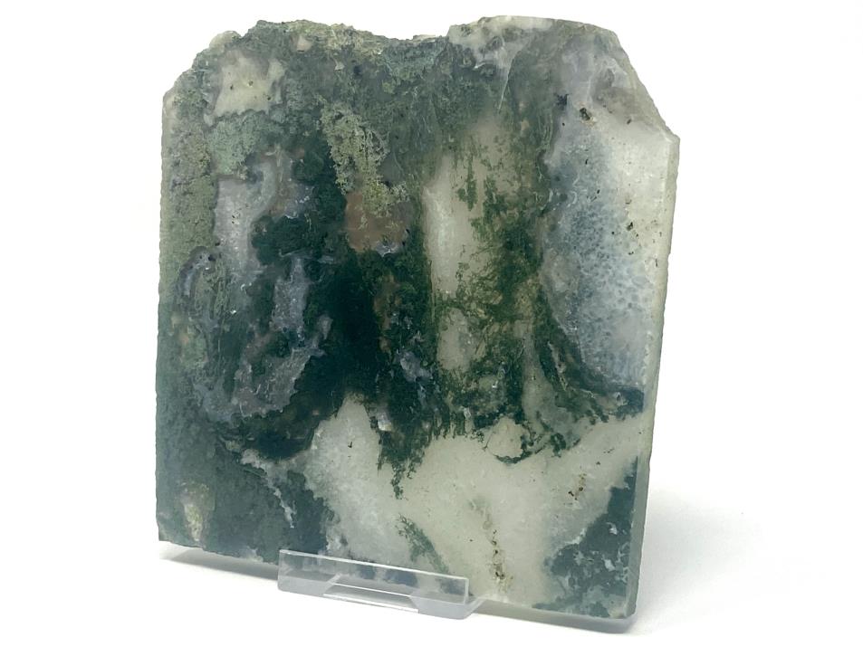 Moss Agate Crystal Slice 11cm