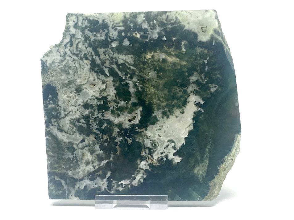 Moss Agate Crystal Slice 11.2cm