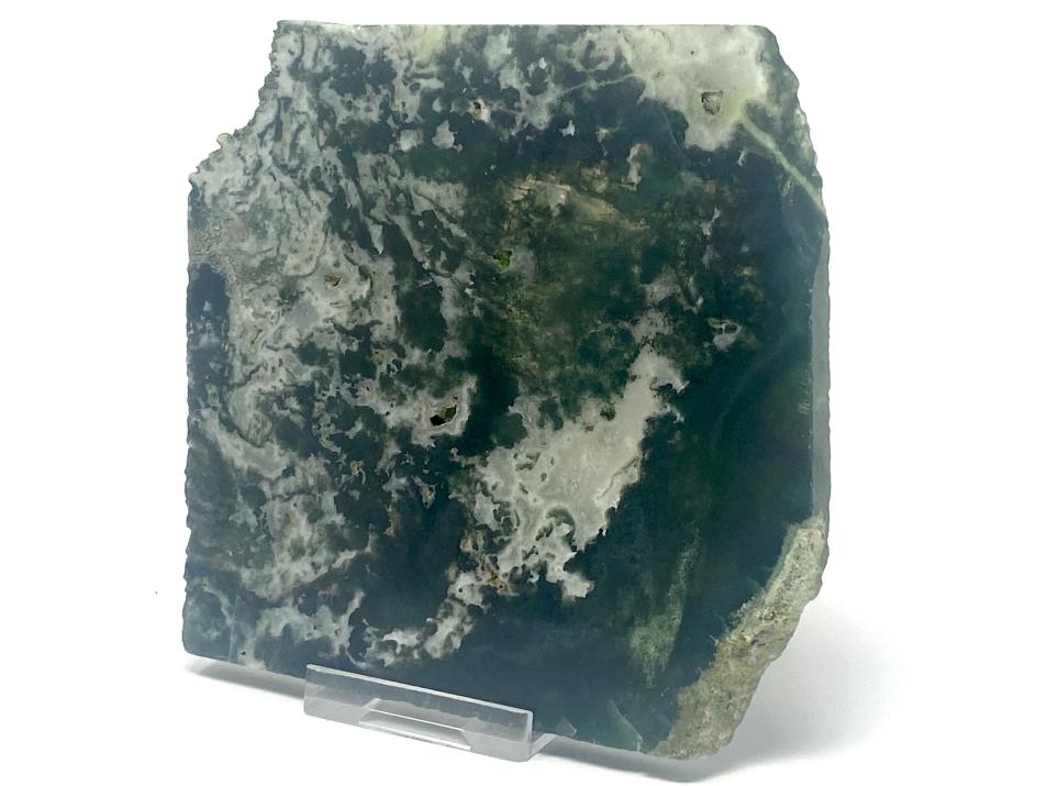 Moss Agate Crystal Slice 11.2cm