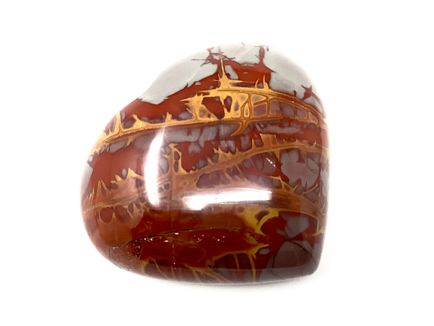 Noreena Jasper Crystal Heart 6.4cm