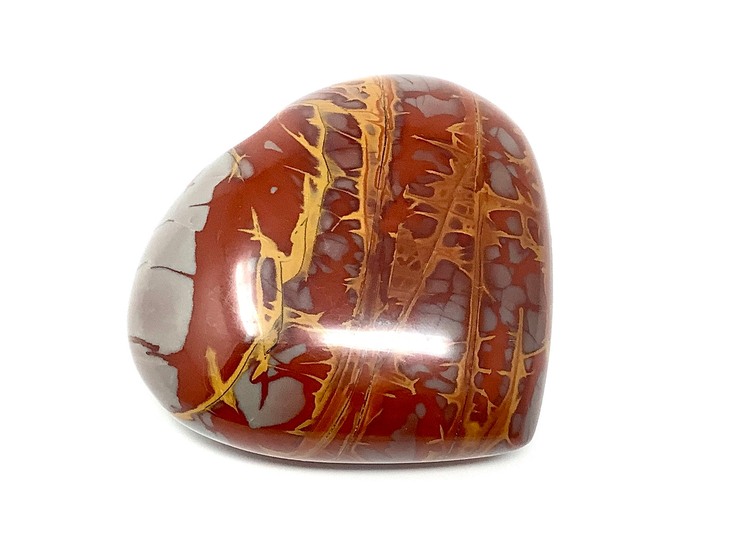 Noreena Jasper Crystal Heart 6.4cm