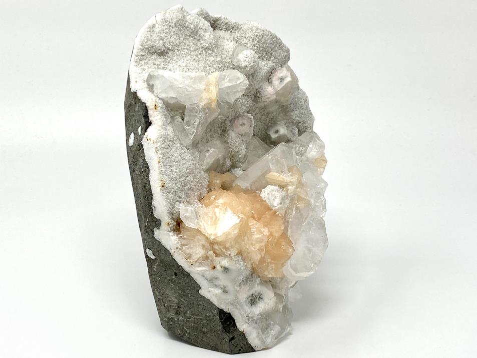 Zeolite Crystal Natural With Stilbite And Apophyllite Very Large 21.3cm