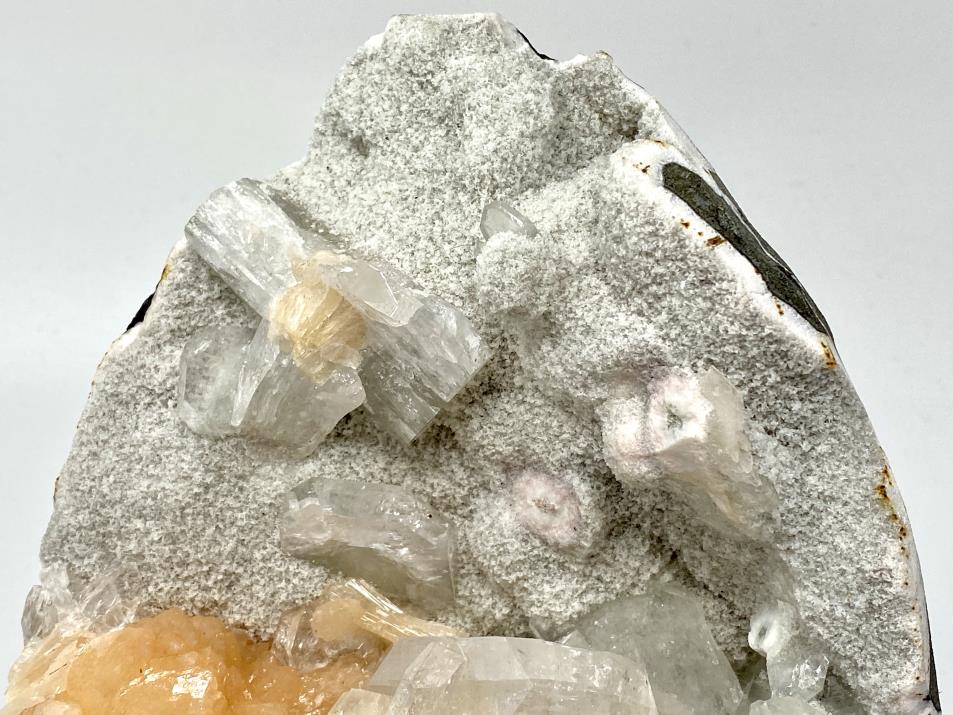 Zeolite Crystal Natural With Stilbite And Apophyllite Very Large 21.3cm