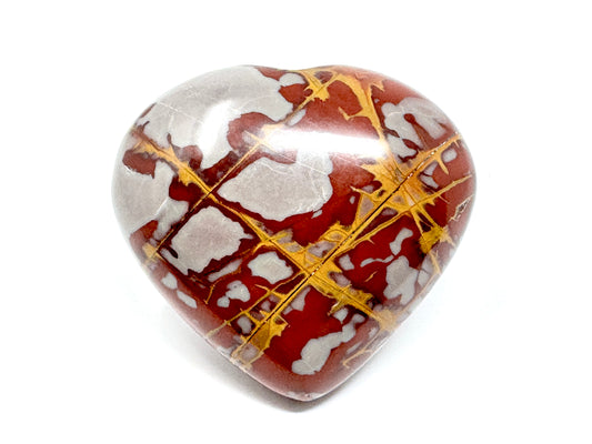 Noreena Jasper Crystal Heart 6.1cm