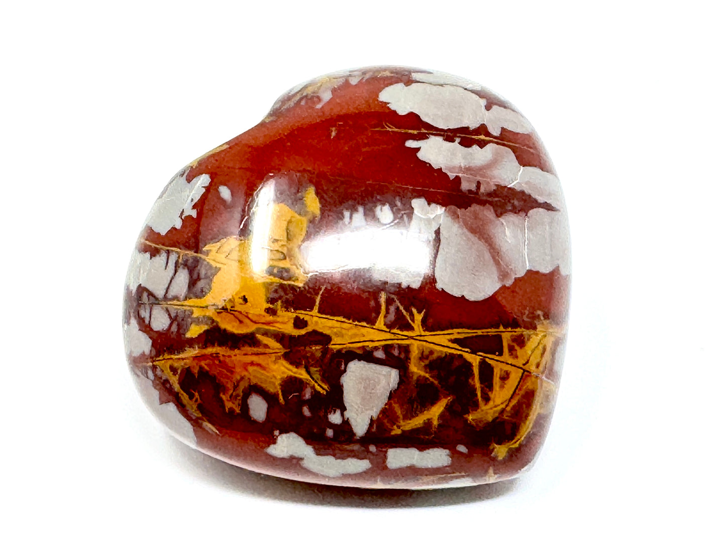 Noreena Jasper Crystal Heart 5.6cm