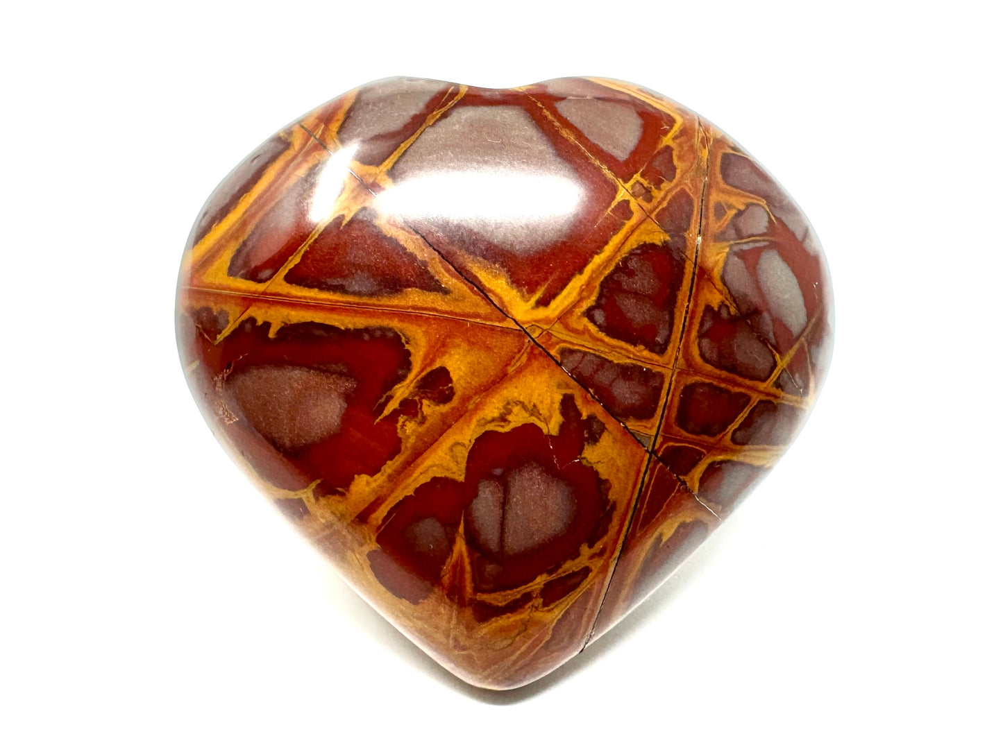 Noreena Jasper Crystal Heart 5.5cm