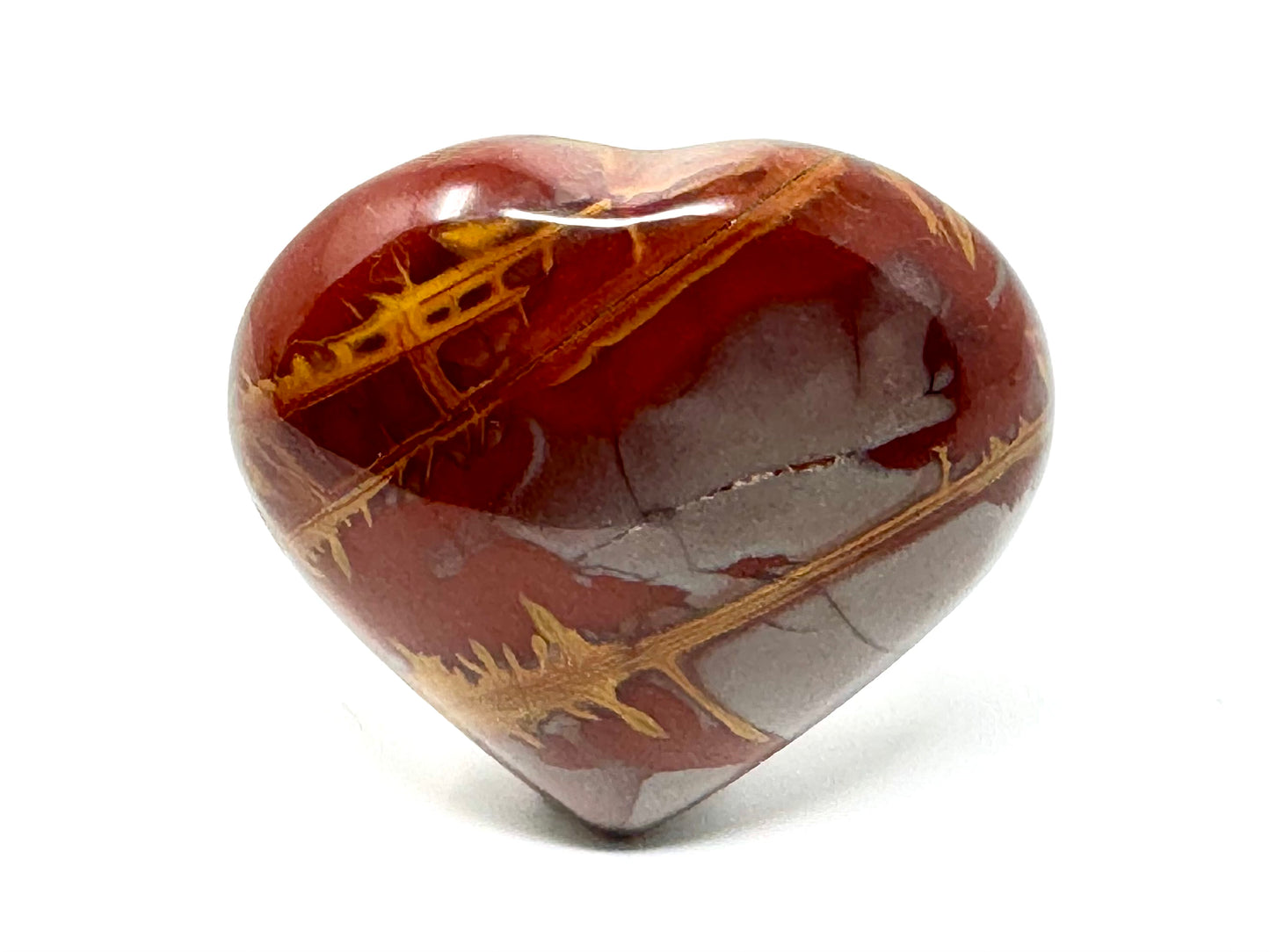 Noreena Jasper Crystal Heart 6.1cm