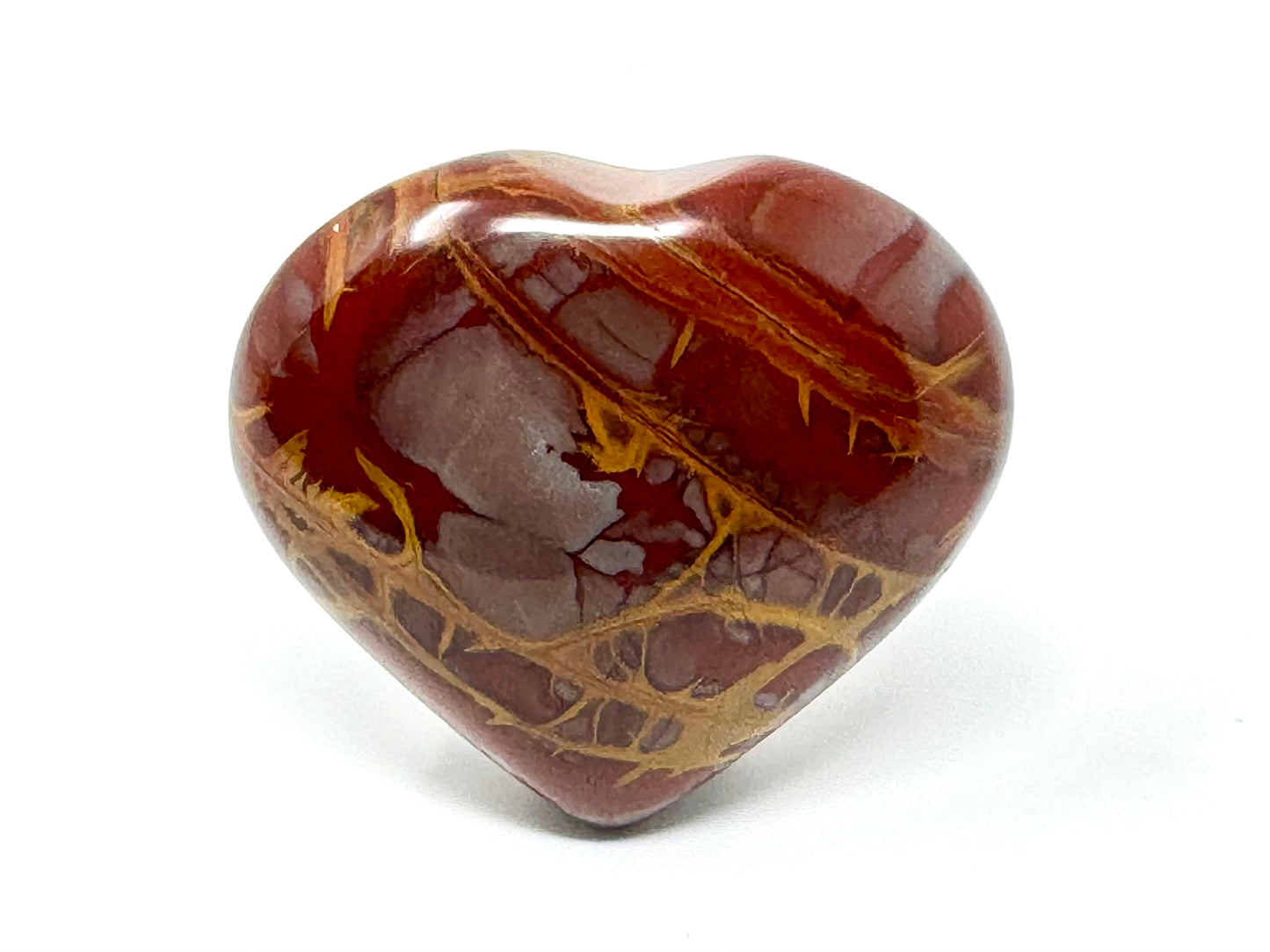 Noreena Jasper Crystal Heart 6.1cm