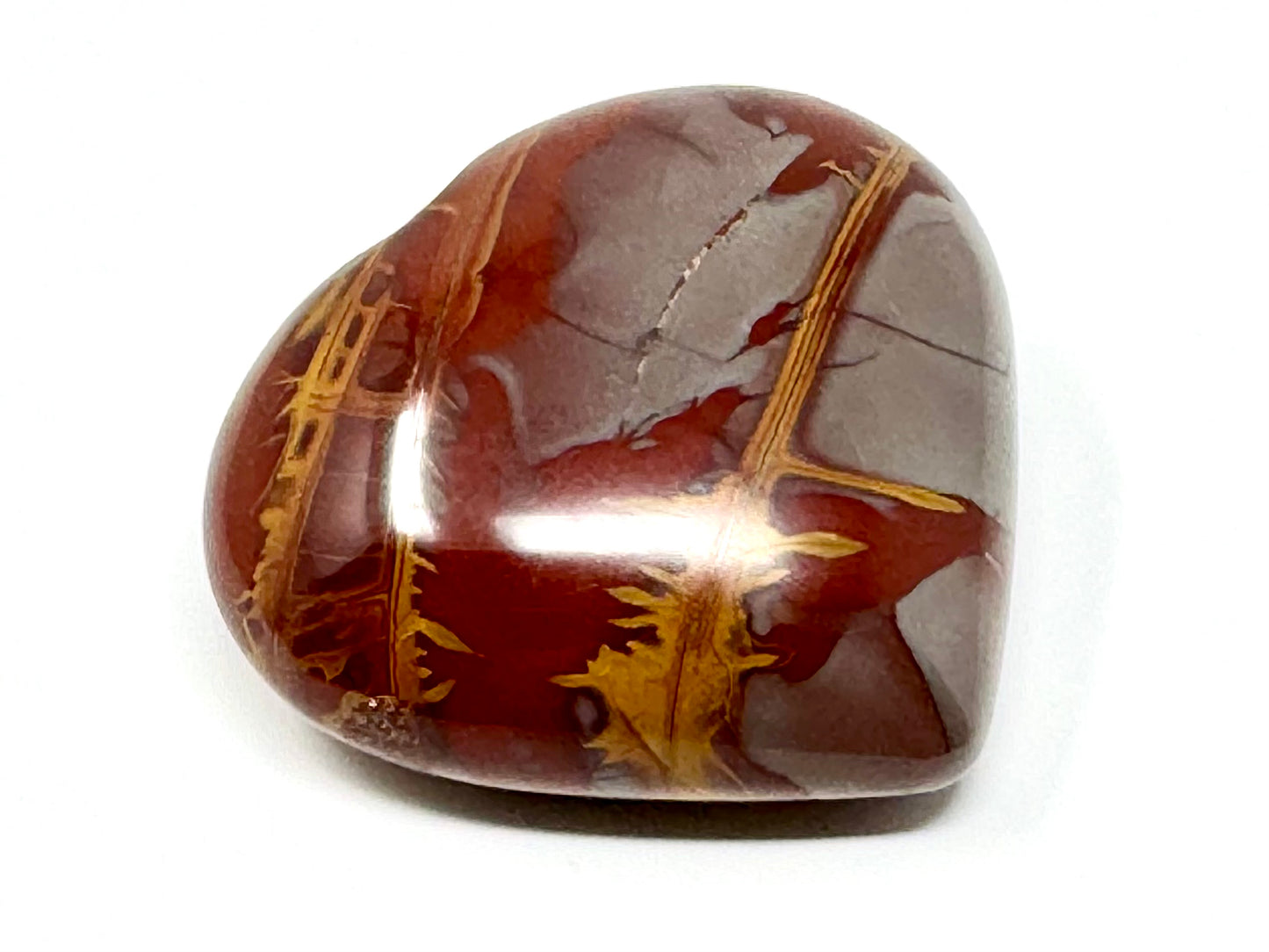 Noreena Jasper Crystal Heart 6.1cm