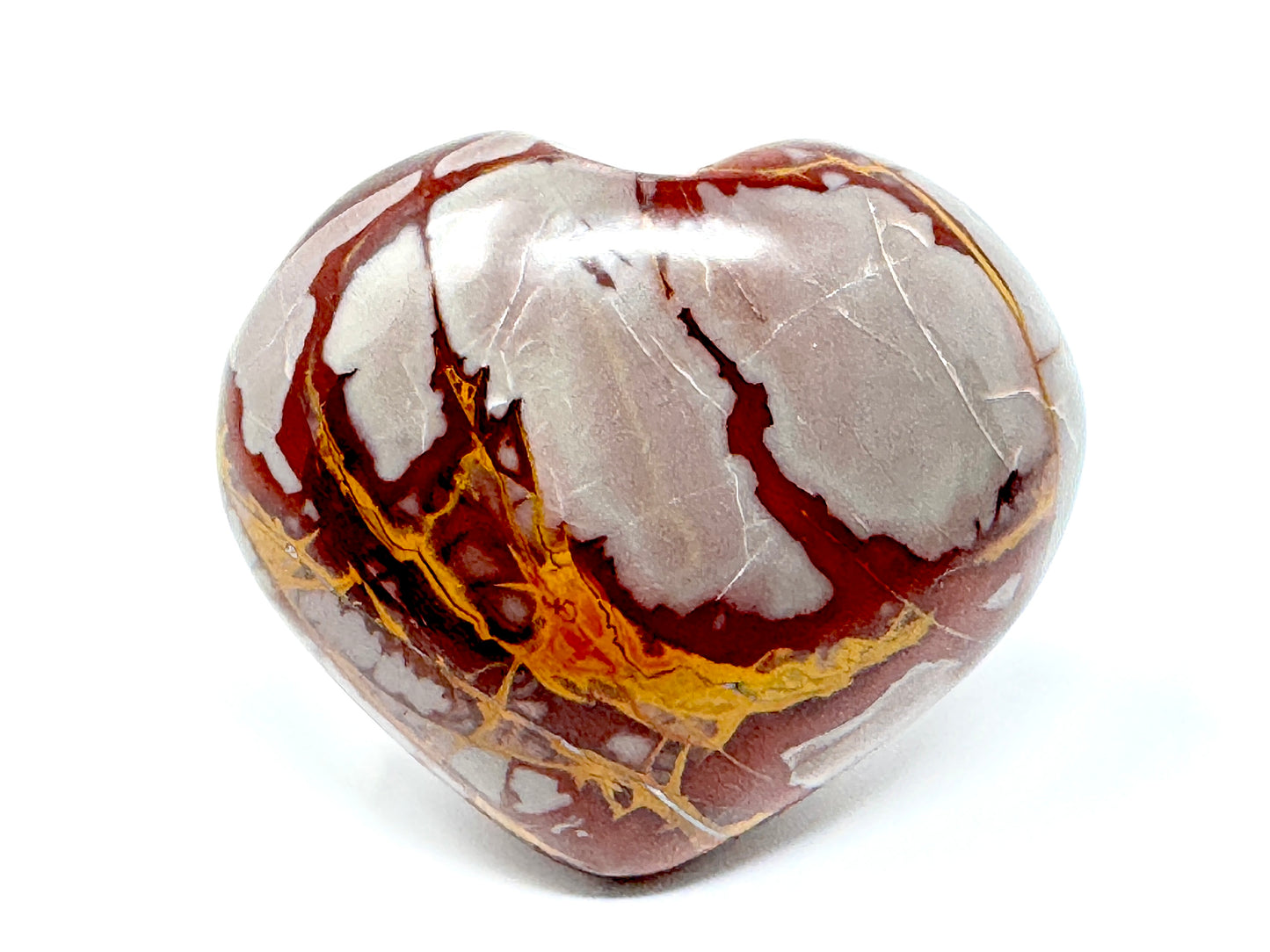 Noreena Jasper Crystal Heart 5.7cm