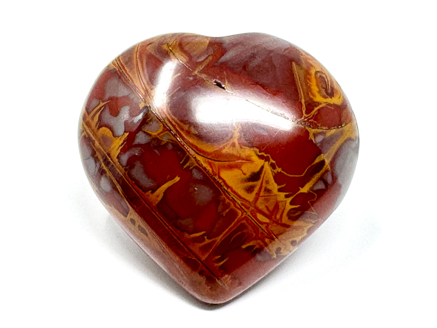 Noreena Jasper Crystal Heart 5.8cm