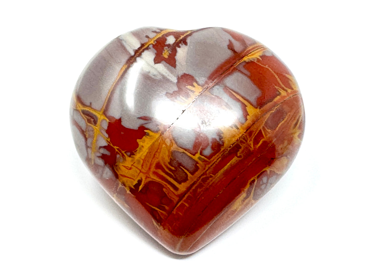 Noreena Jasper Crystal Heart 5.8cm