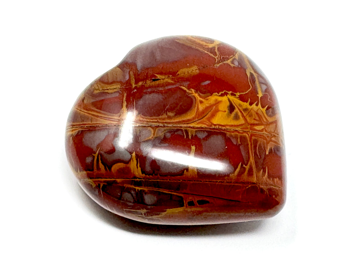 Noreena Jasper Crystal Heart 5.8cm