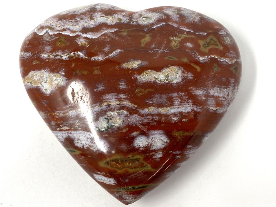 Ocean Jasper Crystal Heart 7.4cm