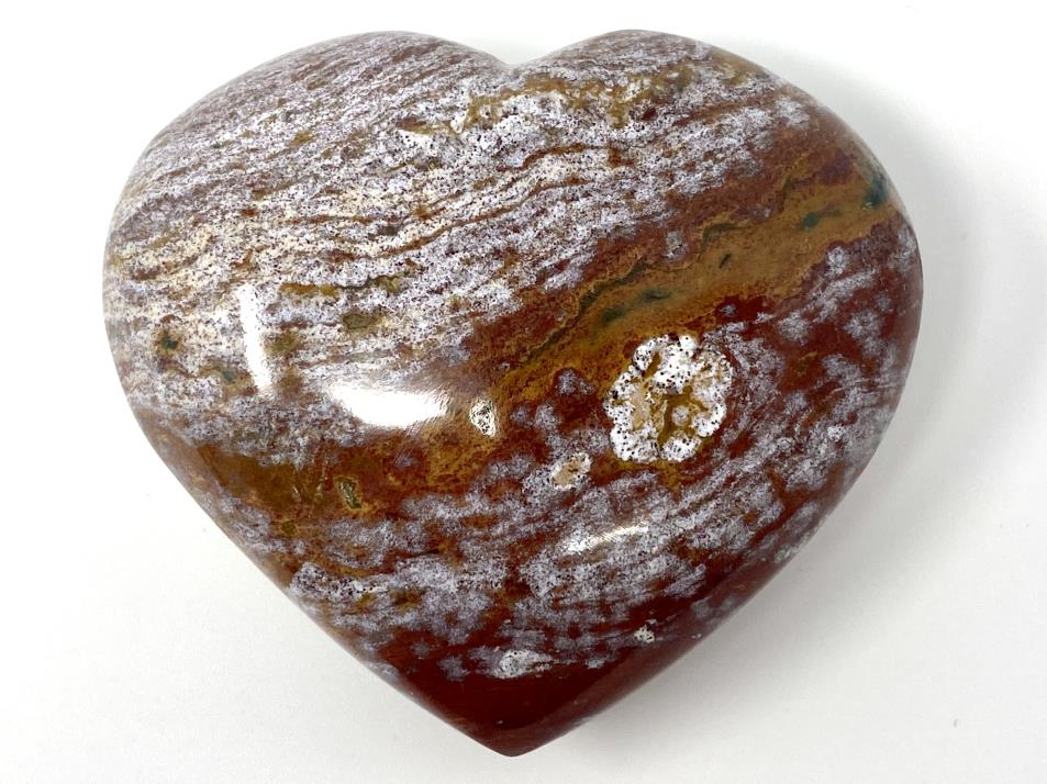 Ocean Jasper Crystal Heart 7cm