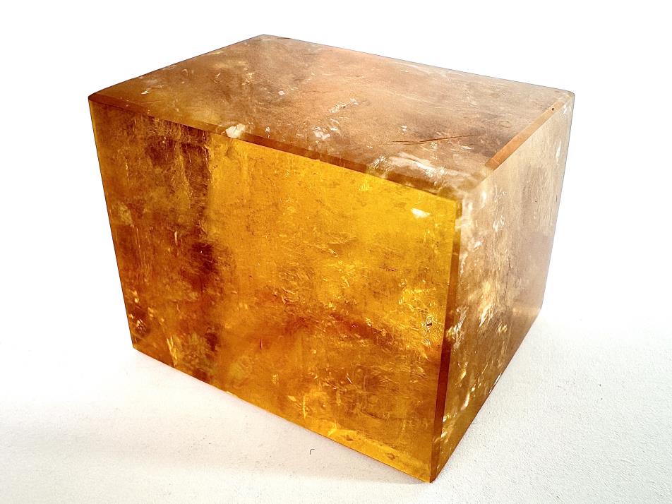 Polished Optical Honey Calcite Crystal 3.3cm