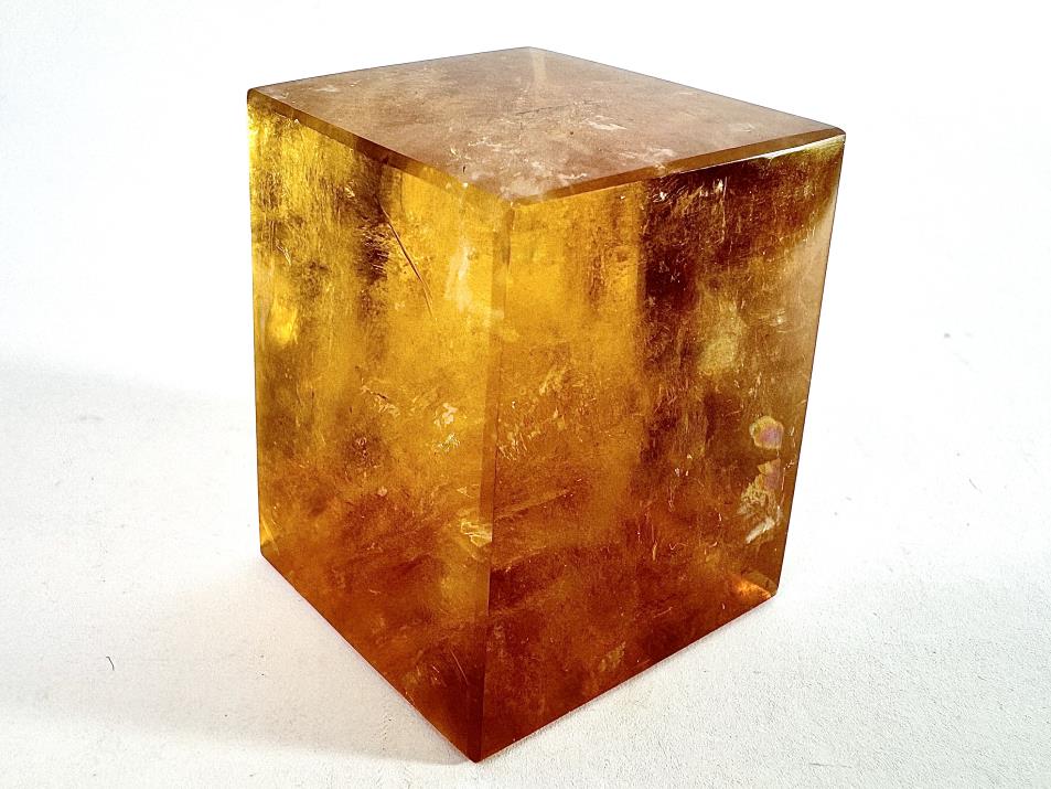 Polished Optical Honey Calcite Crystal 3.3cm