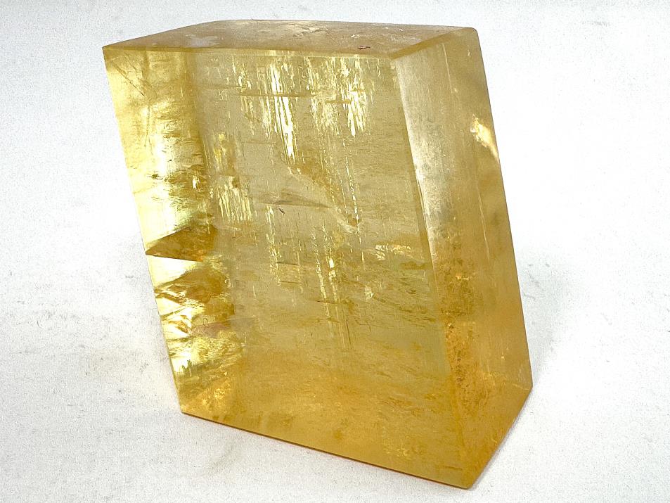 Polished Optical Honey Calcite Crystal 3.8cm