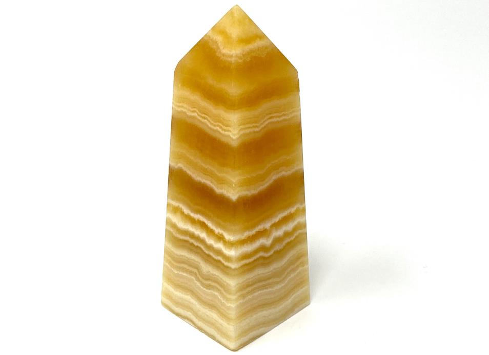 Banded Orange Calcite Crystal Tower 8.1cm