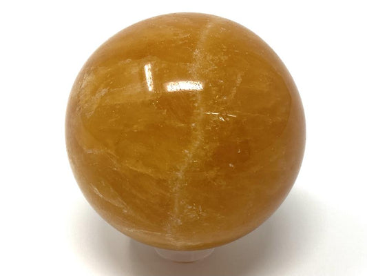 Orange Calcite Crystal Sphere 5.4cm