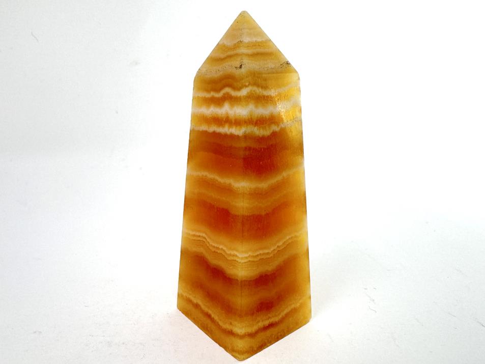 Banded Orange Calcite Crystal Tower 7cm