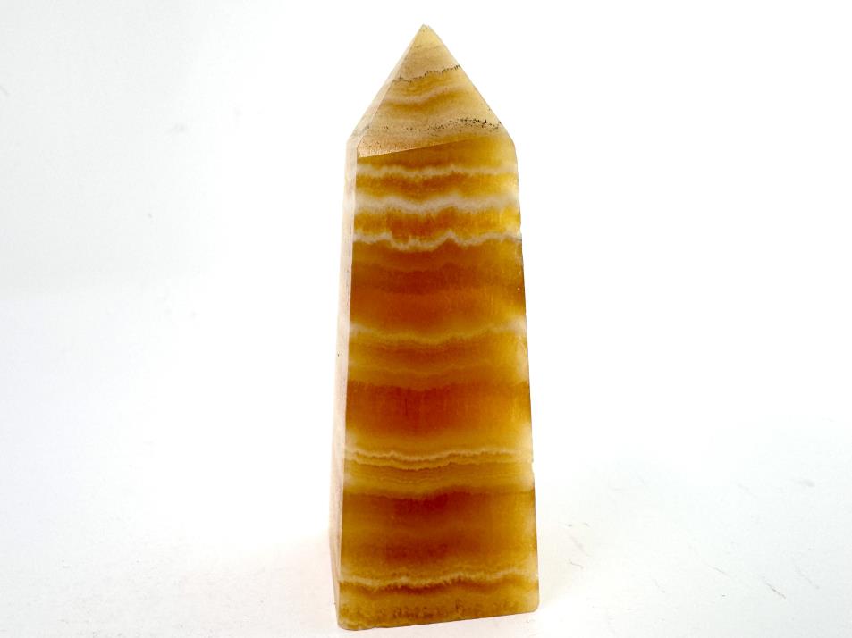 Banded Orange Calcite Crystal Tower 7cm