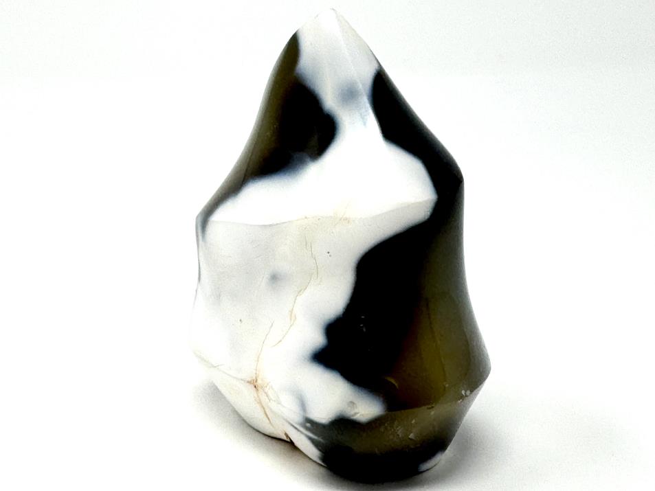 Orca Agate Crystal Flame Shape 7.6cm