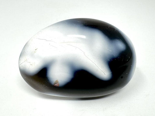 Orca Agate Crystal Pebble 6.2cm