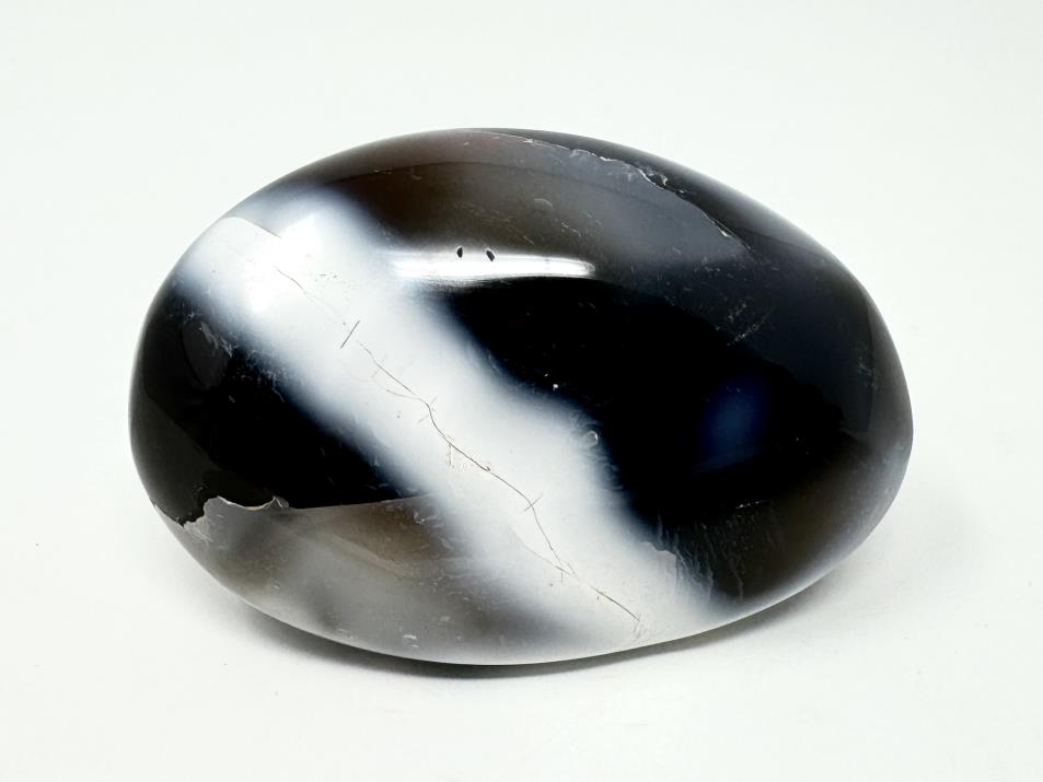 Orca Agate Crystal Pebble 6.2cm