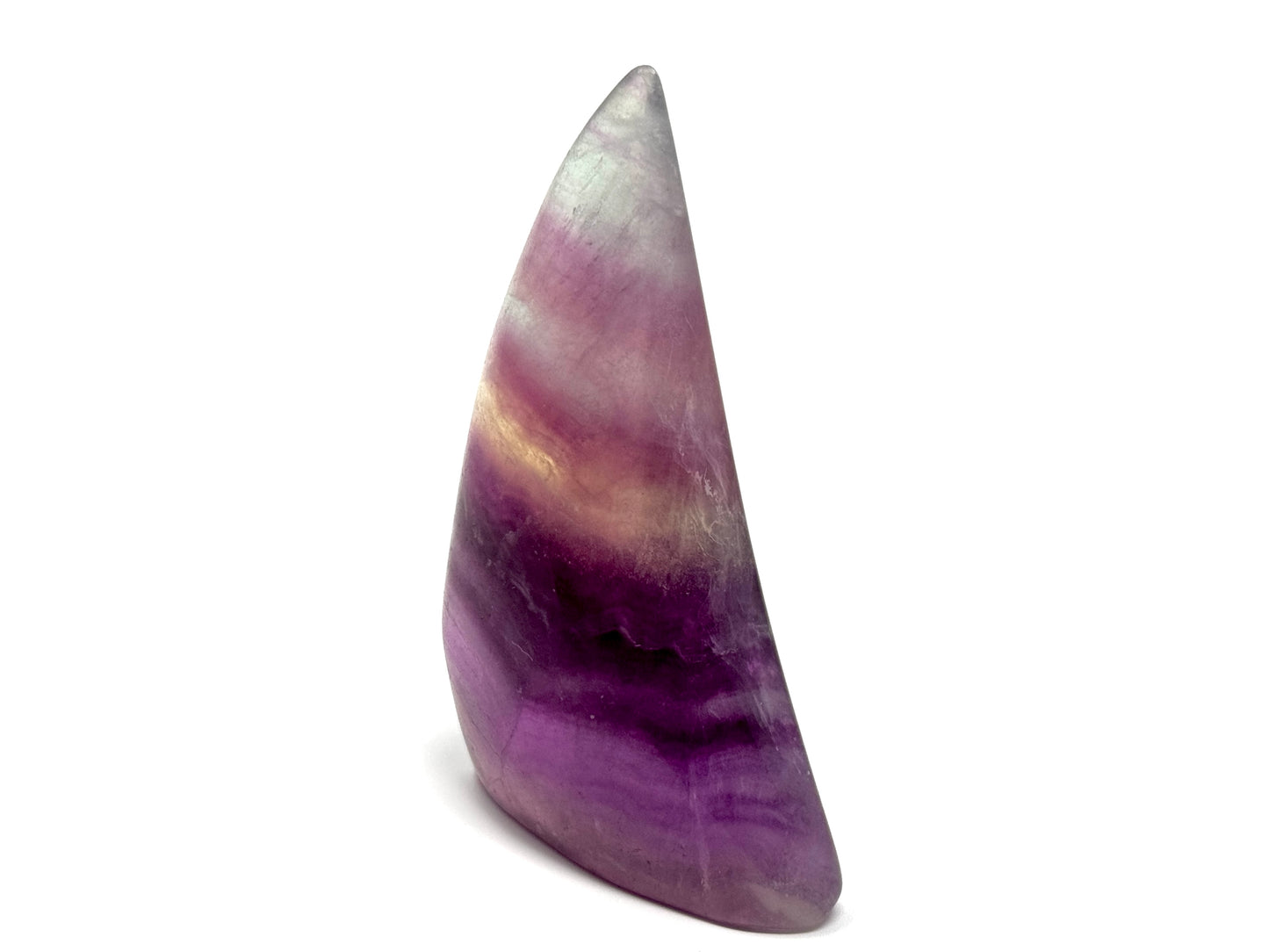 Pastel Rainbow Fluorite Crystal Freeform 8.6cm