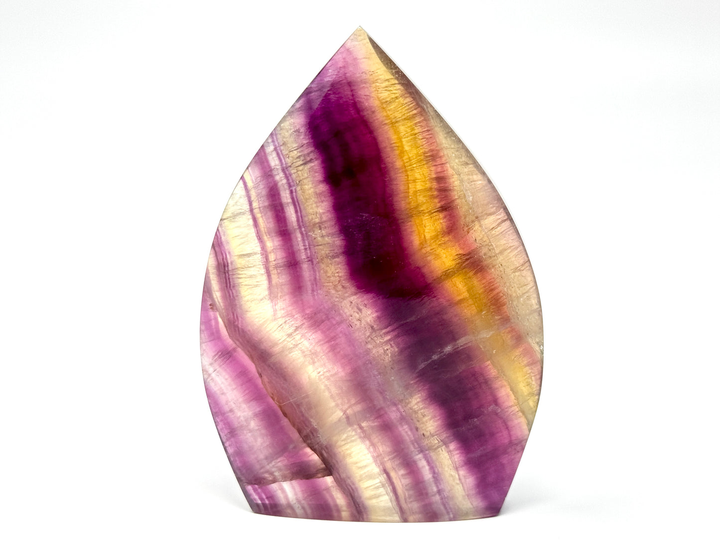 Pastel Rainbow Fluorite Crystal Freeform 9.3cm