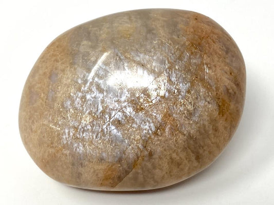 Peach Moonstone Crystal Pebble 5.7cm